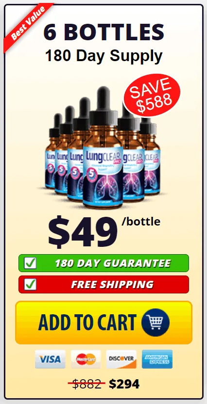 lung clear pro 6 bottle